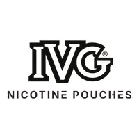 The IVG nicotine pouches logo displayed at 400px size, featuring bold and modern typography with a clean design.