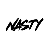 The Nasty logo displayed at 400px size, featuring bold, graffiti-inspired typography with an edgy design.