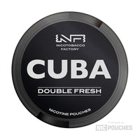 cuba white nicotine pouches 25mg double fresh