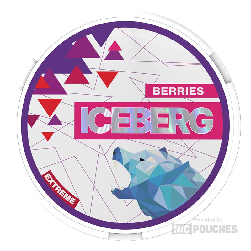 iceberg medium nicotine pouches 20mg berries