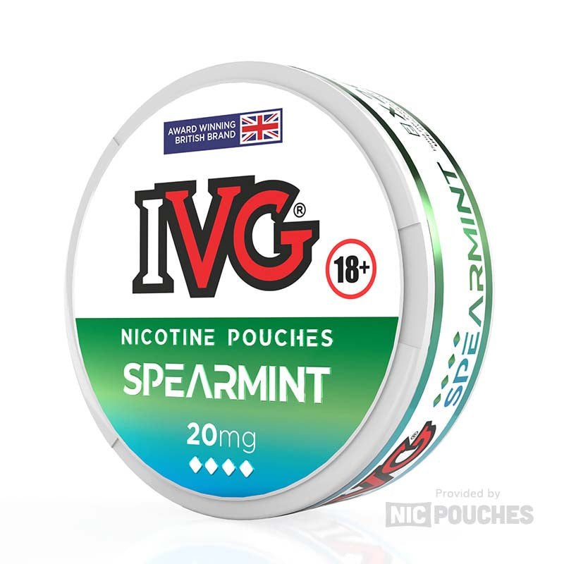 ivg nicotine pouches 20mg spearmint