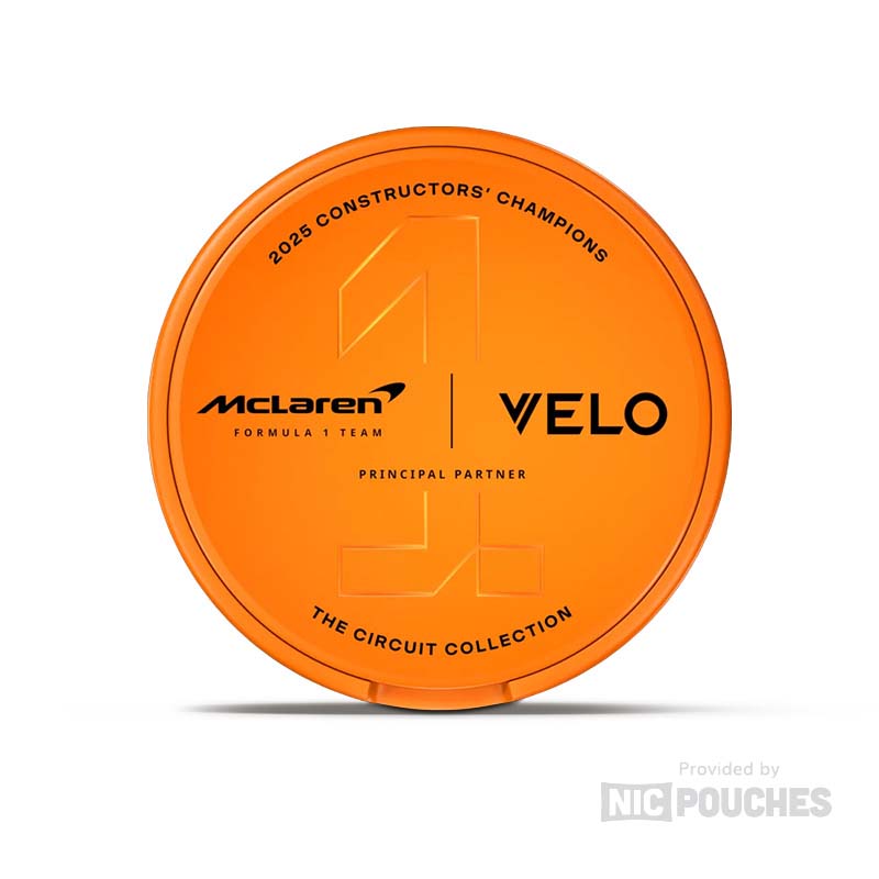 VELO McLaren Edition Sweet Papaya Nic Pouches | Limited Ed VELO McLaren Edition Sweet Papaya Nic Pouches | Limited Ed