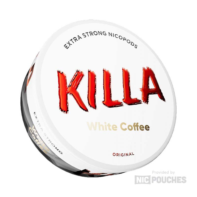 Killa White Coffee Extra Strong Nic Pouches | Coffee Rush