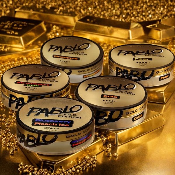 The Pablo Gold Edition Nicotine Pouch Range Is Getting Bigger: New Pablo Nicotine Pouch Flavours Are Now Available!
