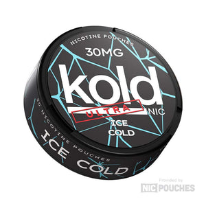 Koldnic Cold Ice nicotine pouch 30mg with ice mint flavor, designed for discreet use under the lip.