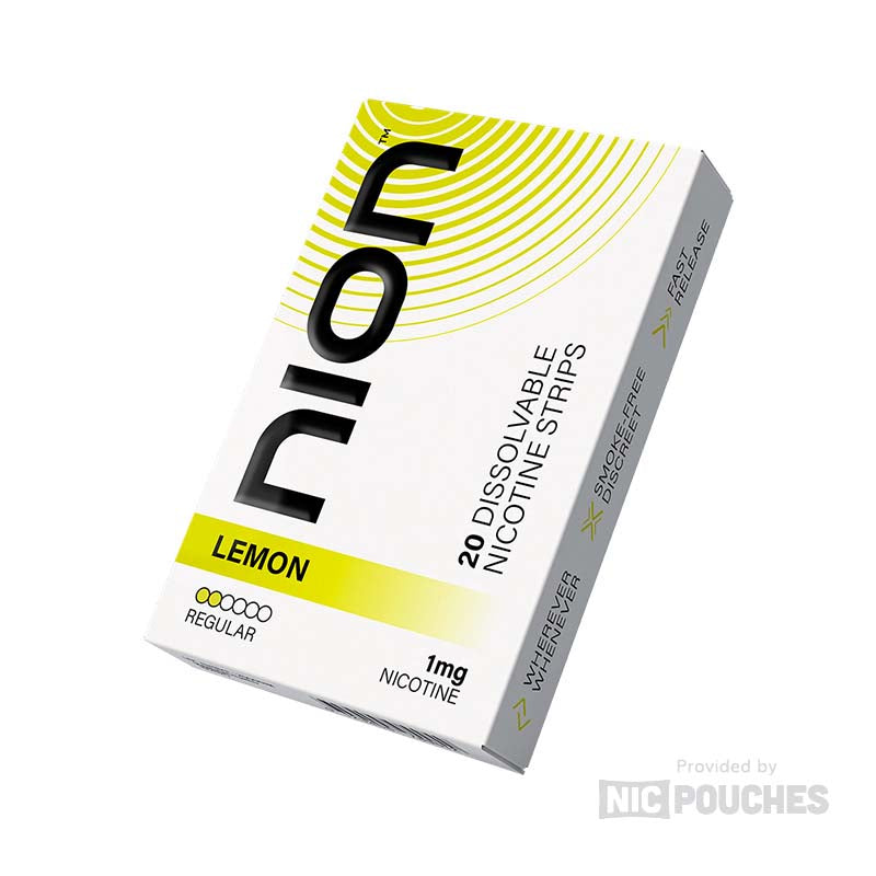 NION Nicotine Strips Lemon