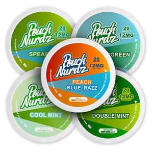 Pouch Nurdz Power Mint Bundle (5-Pack)