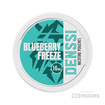 Denssi Blueberry Freeze nicotine pouches 16mg with blueberry and mint flavor profile