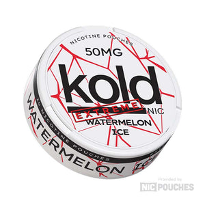 Koldnic Watermelon Ice nicotine pouches in a 30mg format, featuring a refreshing watermelon flavor.