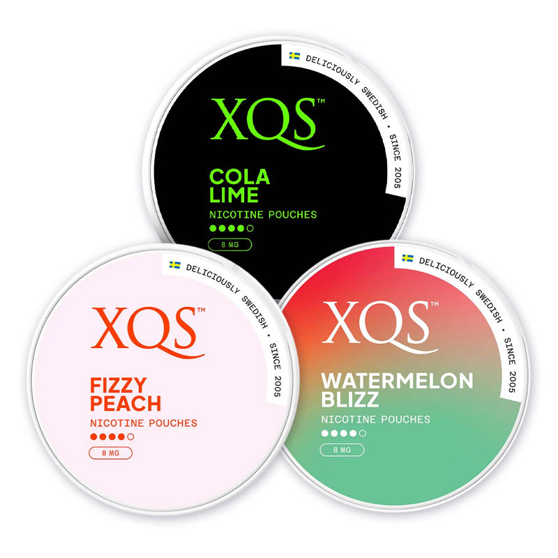 XQS Fizzy Fruit Blast 8mg Bundle (15-Pack)