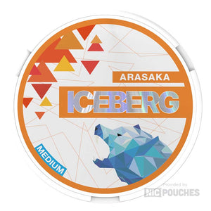 iceberg medium nicotine pouches 20mg arasaka