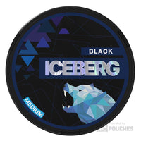 iceberg medium nicotine pouches 20mg black