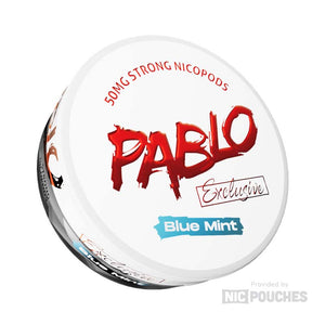 pablo exclusive nicotine pouches 50mg blue mint