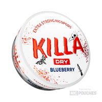 killa dry nicotine pouches 16mg blueberry