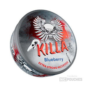 killa nicotine pouches 16.5mg blueberry