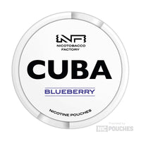 cuba white nicotine pouches 25mg blueberry