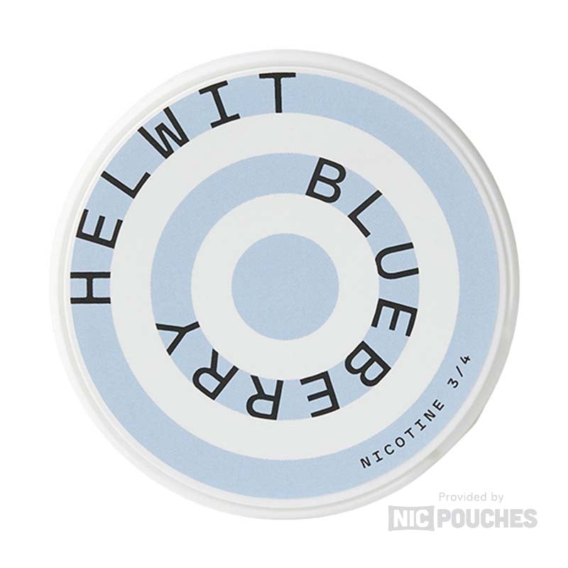 Helwit 3/4 Blueberry 9mg Nicotine Pouches