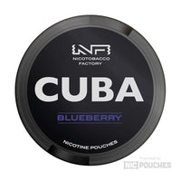 cuba black nicotine pouches 66mg blueberry