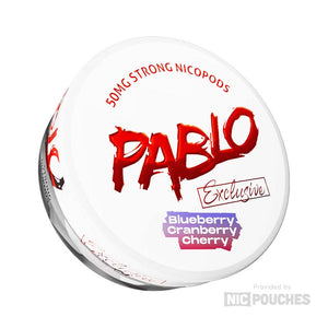 Pablo Exclusive Blueberry Cranberry Cherry Nicotine Pouches