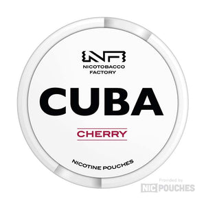 cuba white nicotine pouches 25mg cherry