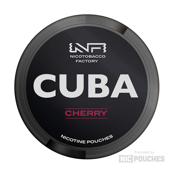 cuba black nicotine pouches 66mg cherry