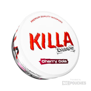 killa exclusive nicotine pouches 16.5mg cherry cola