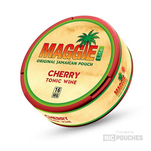 Maggie Cherry Tonic Wine Original Jamaican Lite 16mg Nicotine Pouch