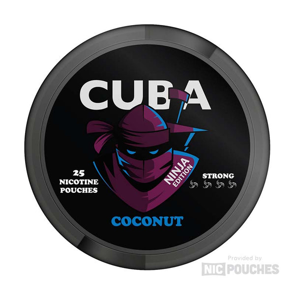 cuba ninja nicotine pouches 30mg coconut