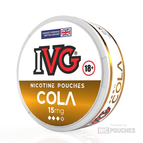 ivg nicotine pouches 15mg cola