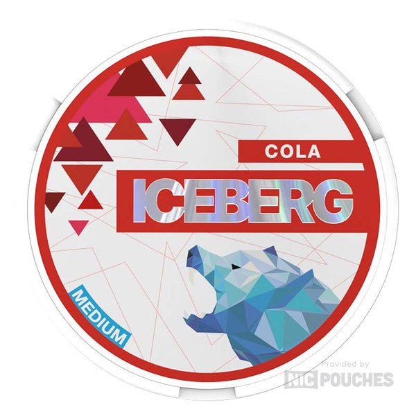 iceberg medium nicotine pouches 20mg cola