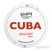 cuba white 25mg nicotine pouches cold dry