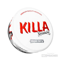 killa exclusive nicotine pouches 16.5mg cold dry