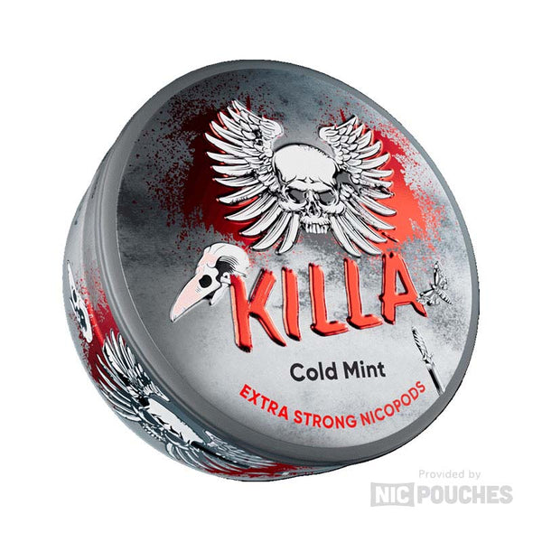 killa nicotine pouches 16.5mg cold mint