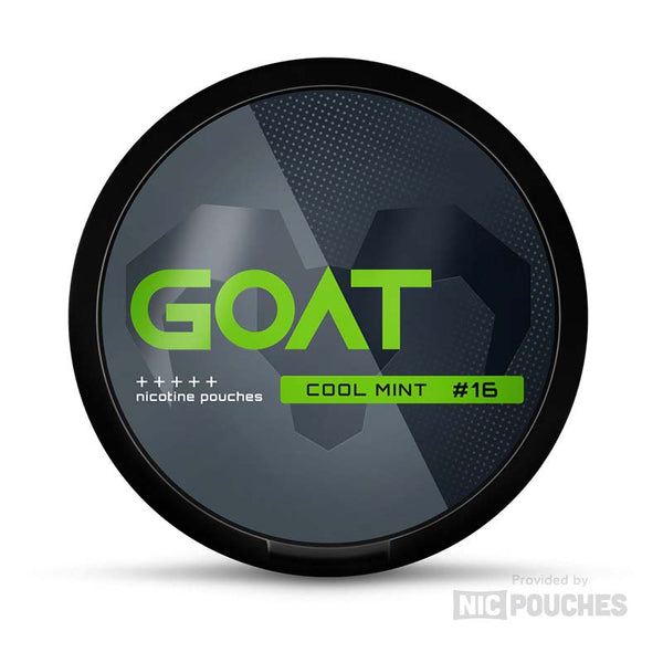 goat nicotine pouches cool mint 16mg