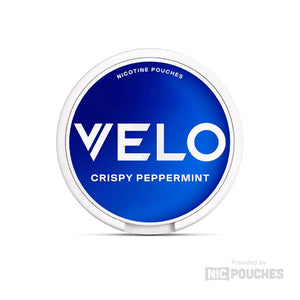 velo nicotine pouches crispy peppermint