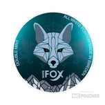 White Fox Double Mint Tight snus with fresh mint and icy menthol flavor, featuring 16mg nicotine strength per pouch. Made in Sweden.