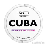 cuba white nicotine pouches 25mg forest berries