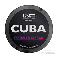 cuba black nicotine pouches 66mg forest berries