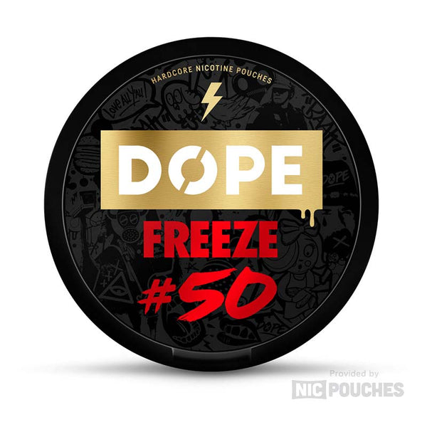 dope nicotine pouches 50mg freeze