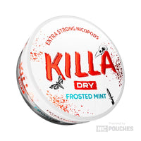 killa dry nicotine pouches 16mg frosted mint