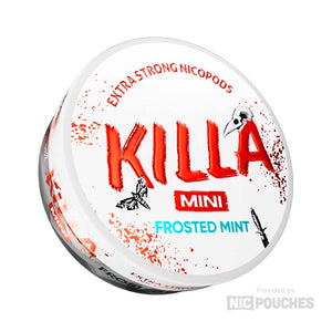 killa mini nicotine pouches 16mg frosted mint