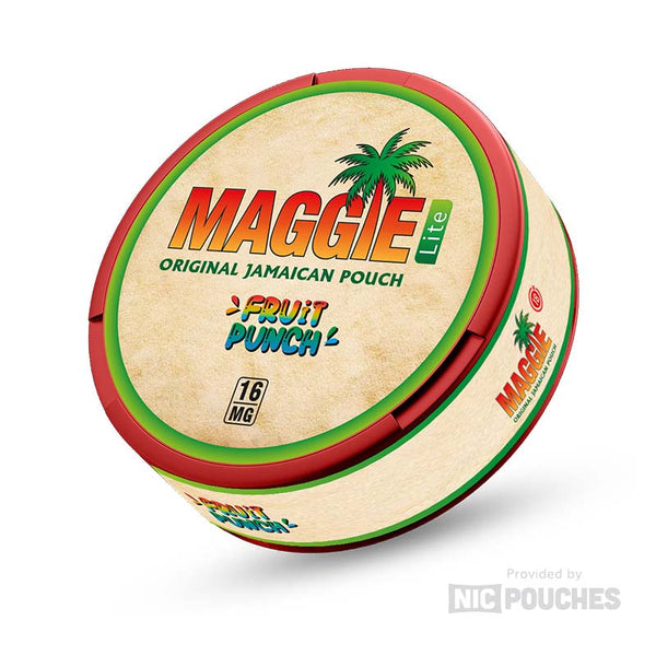 Maggie Fruit Punch Original Jamaican Lite 16mg Nicotine Pouch