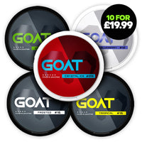 GOAT 10 pack Fruity Mix Bundle