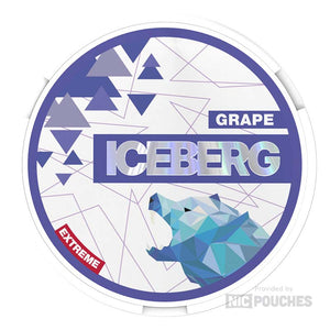 iceberg extreme nicotine pouches 50mg grape