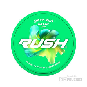 RUSH Green Mint 16mg Pro Nicotine Pouch