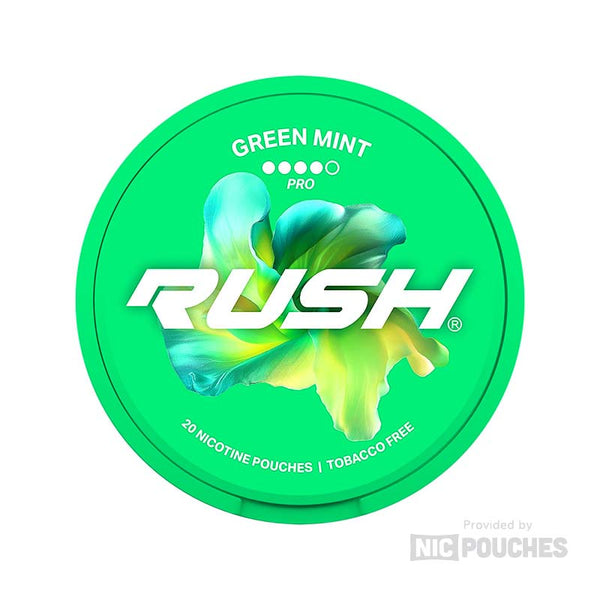 RUSH Green Mint 16mg Pro Nicotine Pouch