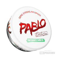 pablo exclusive nicotine pouches 50mg green mint