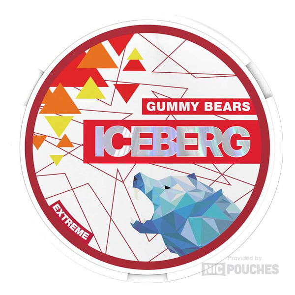 iceberg extreme nicotine pouches 50mg gummy bears