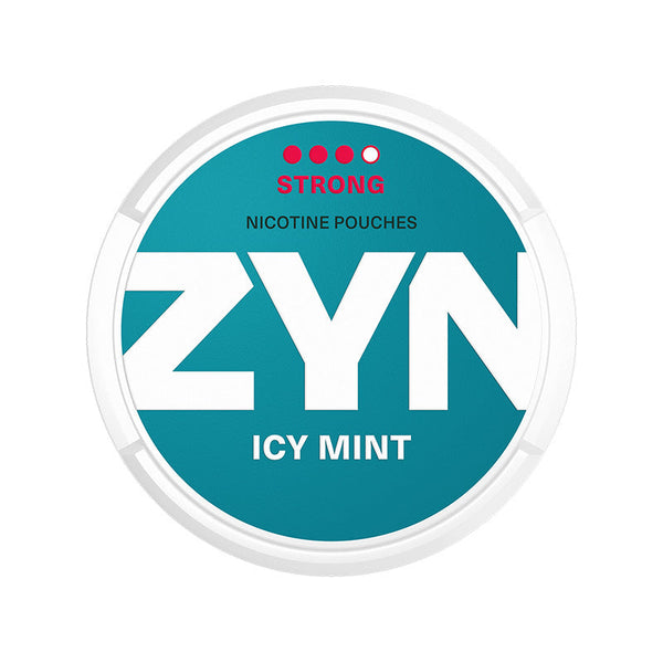 zyn strong nicotine pouches 9mg icy mint