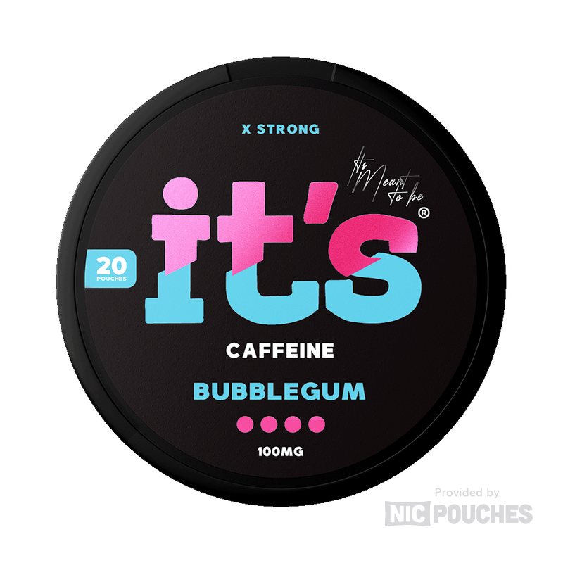 it's Bubblegum Caffeine Pouches